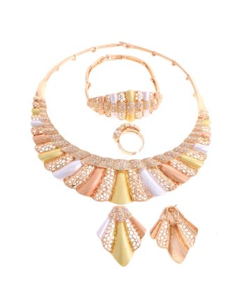 Gold Plated Necklace Set