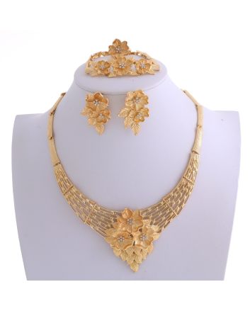 Gold Plated Necklace Set