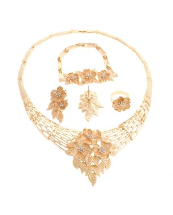 Gold Plated Necklace Set