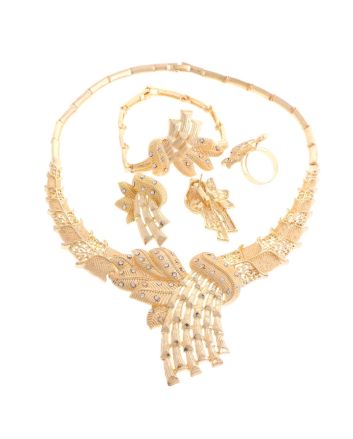 Gold Plated Necklace Set