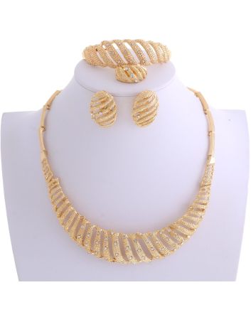 Gold Plated Necklace Set