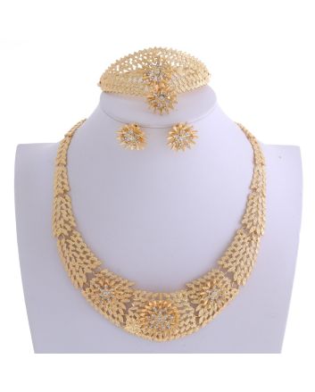 Gold Plated Necklace Set