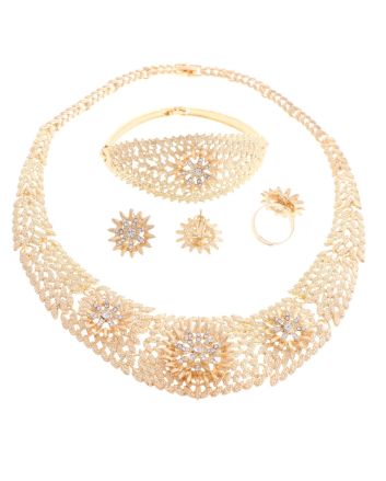 Gold Plated Necklace Set