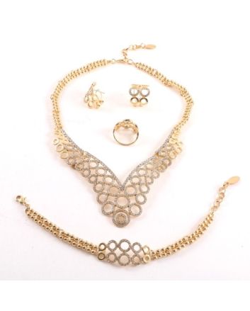 Gold Plated Necklace Set