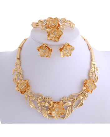 Gold Plated Necklace Set