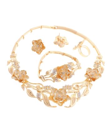 Gold Plated Necklace Set