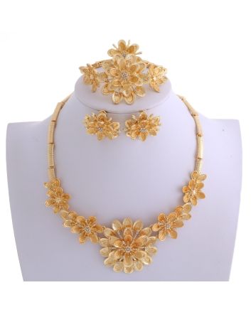 Gold Plated Necklace Set