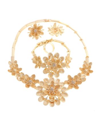 Gold Plated Necklace Set