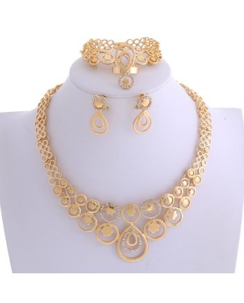 Gold Plated Necklace Set