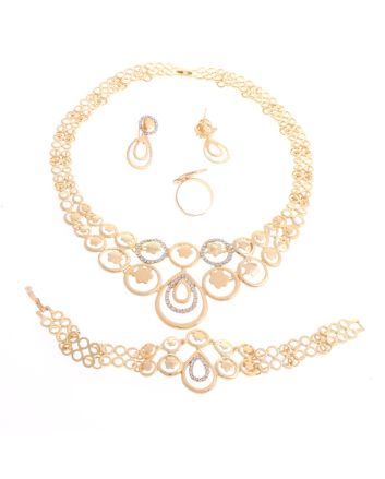 Gold Plated Necklace Set