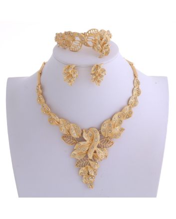 Gold Plated Necklace Set