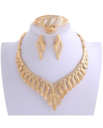 Gold Plated Necklace Set