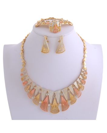 Gold Plated Necklace Set