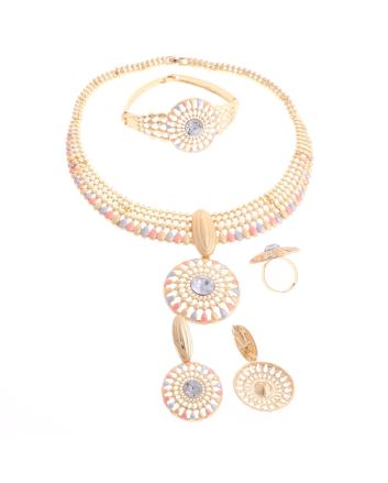 Gold Plated Necklace Set