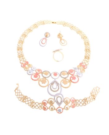 Gold Plated Necklace Set
