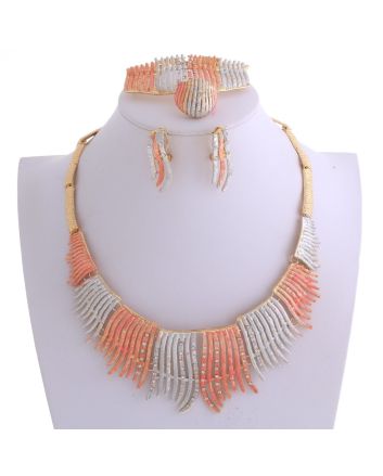 Gold Plated Necklace Set