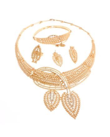 Gold Plated Necklace Set