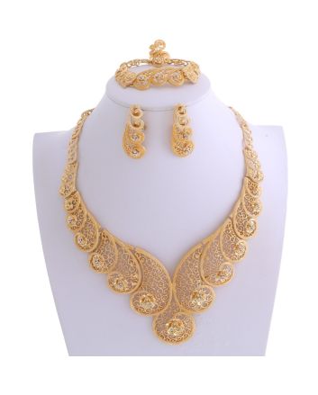 Gold Plated Necklace Set