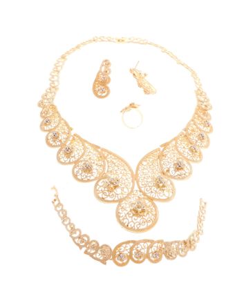 Gold Plated Necklace Set