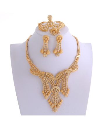 Gold Plated Necklace Set