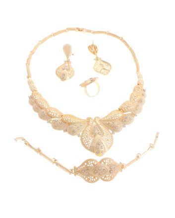 Gold Plated Necklace Set