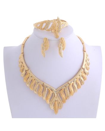 Gold Plated Necklace Set