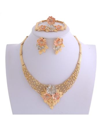 Gold Plated Necklace Set