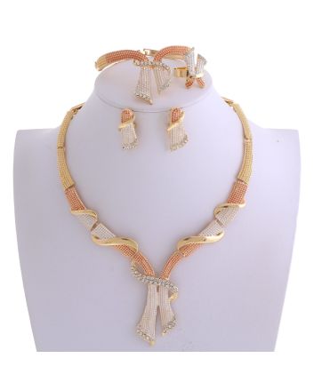 Gold Plated Necklace Set