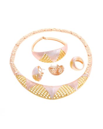 Gold Plated Necklace Set