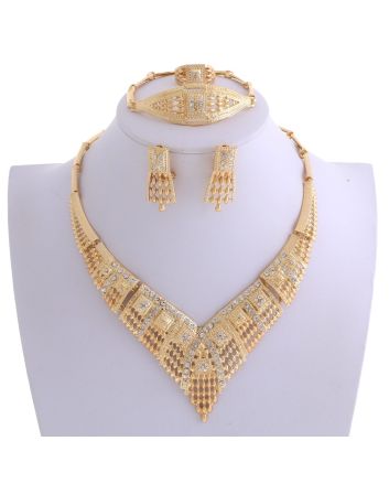 Gold Plated Necklace Set