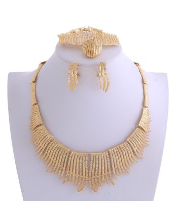 Gold Plated Necklace Set