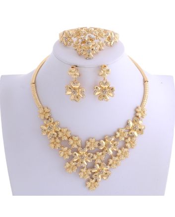 Gold Plated Necklace Set