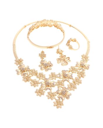 Gold Plated Necklace Set