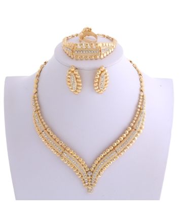 Gold Plated Necklace Set