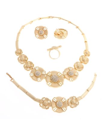 Gold Plated Necklace Set
