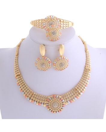 Gold Plated Necklace Set