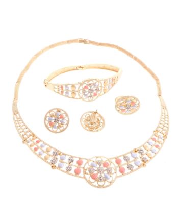 Gold Plated Necklace Set