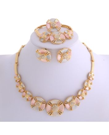 Gold Plated Necklace Set