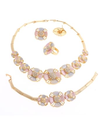 Gold Plated Necklace Set