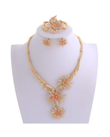Gold Plated Necklace Set