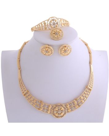 Gold Plated Necklace Set