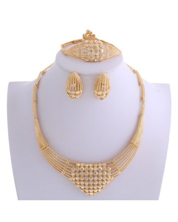 Gold Plated Necklace Set