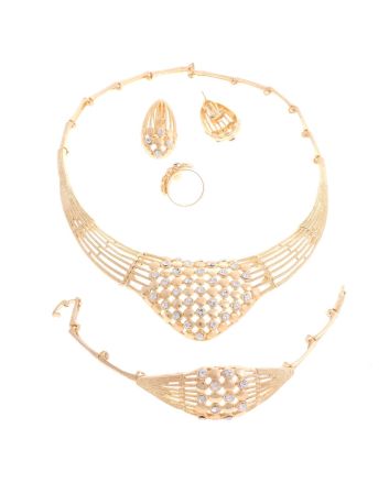 Gold Plated Necklace Set