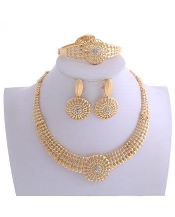 Gold Plated Necklace Set