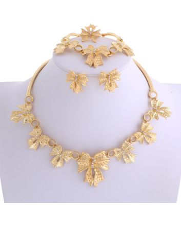 Gold Plated Necklace Set