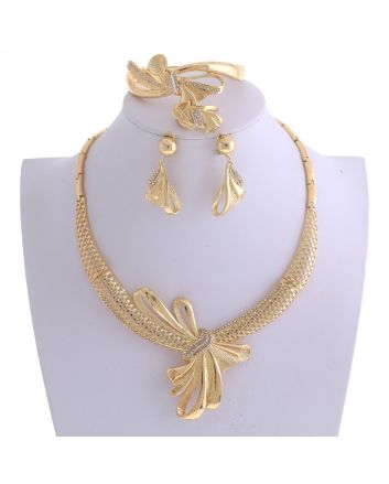 Gold Plated Necklace Set