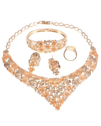 Gold Plated Necklace Set