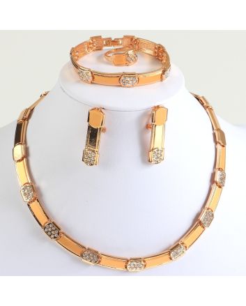 Gold Plated Necklace Set
