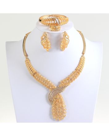 Gold Plated Necklace Set