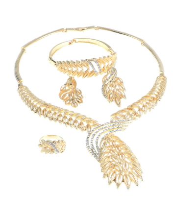 Gold Plated Necklace Set